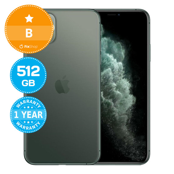 Apple iPhone 11 Pro Max Midnight Green 512GB B Reconditionné