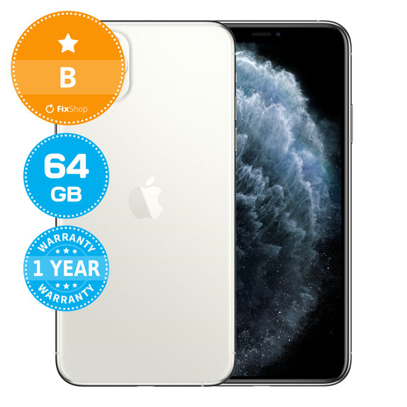 Apple iPhone 11 Pro Max Silver 64GB B Reconditionné