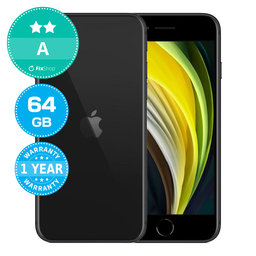 Apple iPhone SE (2nd Gen 2020) Black 64GB A Reconditionné