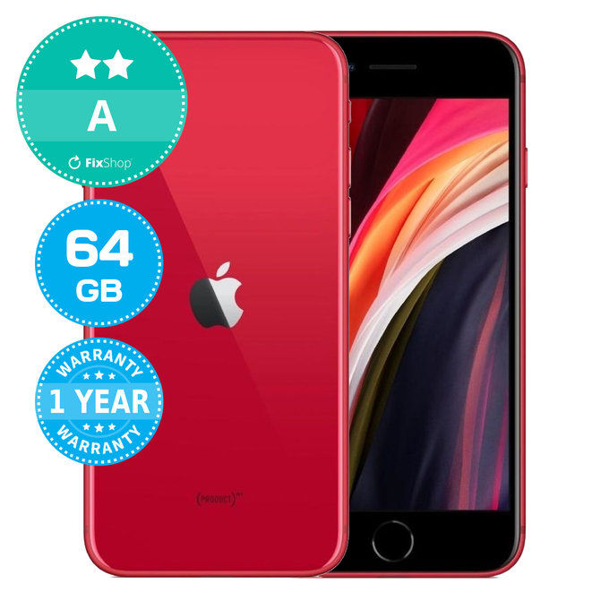 Apple iPhone SE (2nd Gen 2020) (PRODUCT)RED 64GB A Reconditionné