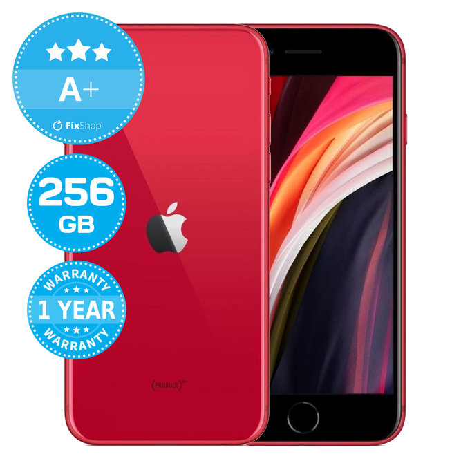 Apple iPhone SE (2nd Gen 2020) (PRODUCT)RED 256GB A+ Reconditionné