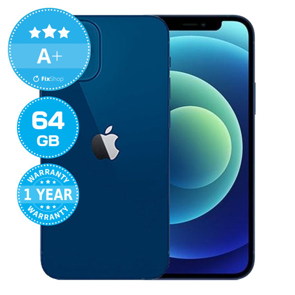 Apple iPhone 12 Mini Blue 64GB A+ Reconditionné