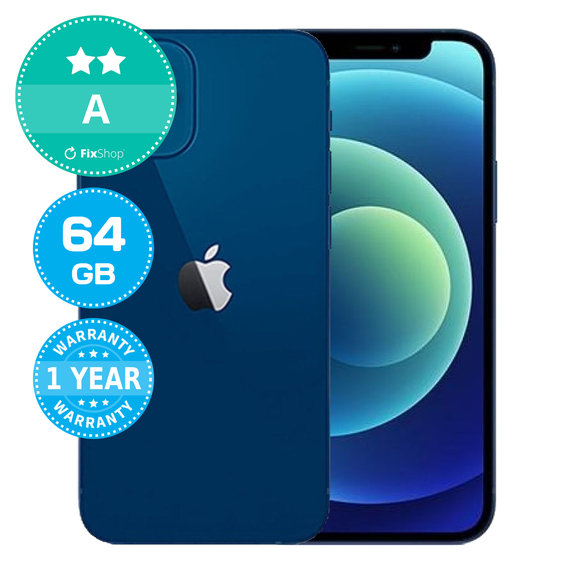Apple iPhone 12 Mini Blue 64GB A Reconditionné