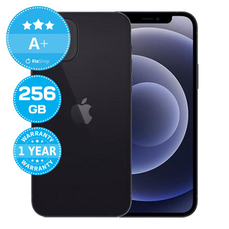 Apple iPhone 12 Black 256GB A+ Reconditionné