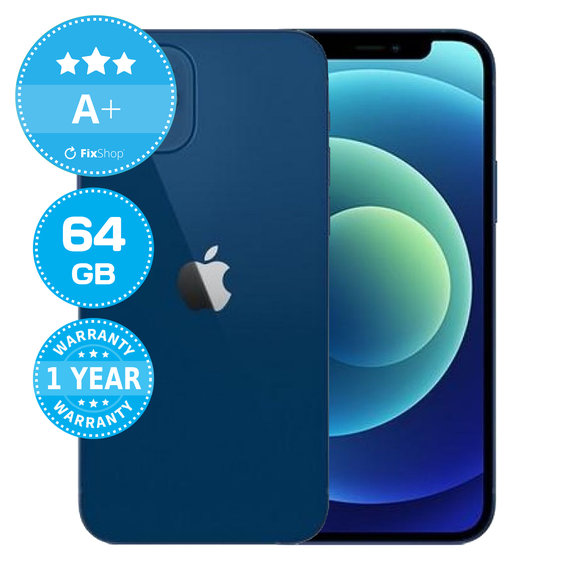 Apple iPhone 12 Blue 64GB A+ Reconditionné