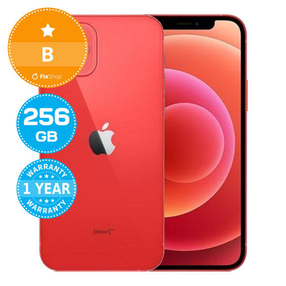 Apple iPhone 12 (PRODUCT)RED 256GB B Reconditionné