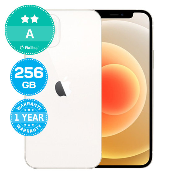 Apple iPhone 12 White 256GB A Reconditionné