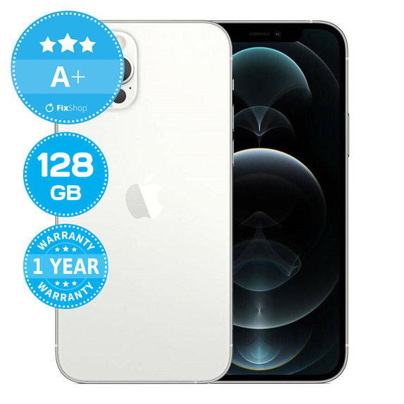 Apple iPhone 12 Pro Silver 128GB A+ Reconditionné