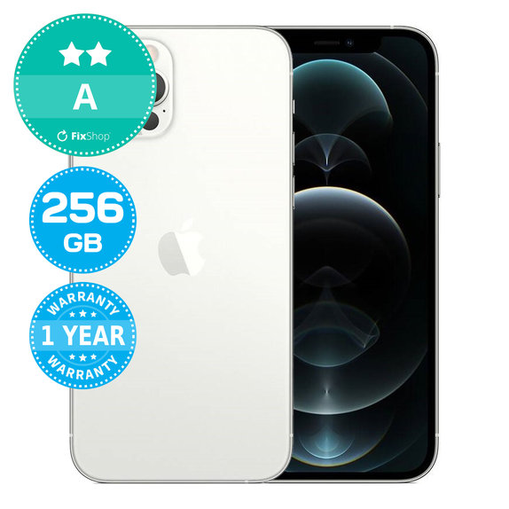 Apple iPhone 12 Pro Silver 256GB A Reconditionné