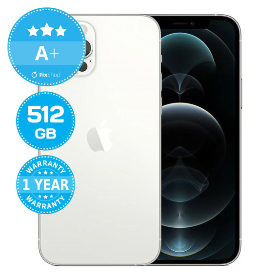 Apple iPhone 12 Pro Silver 512GB A+ Reconditionné