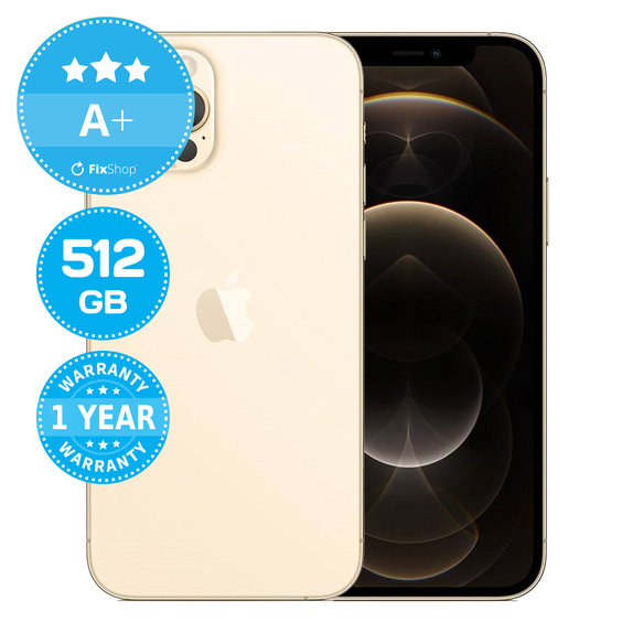 Apple iPhone 12 Pro Gold 512GB A+ Reconditionné