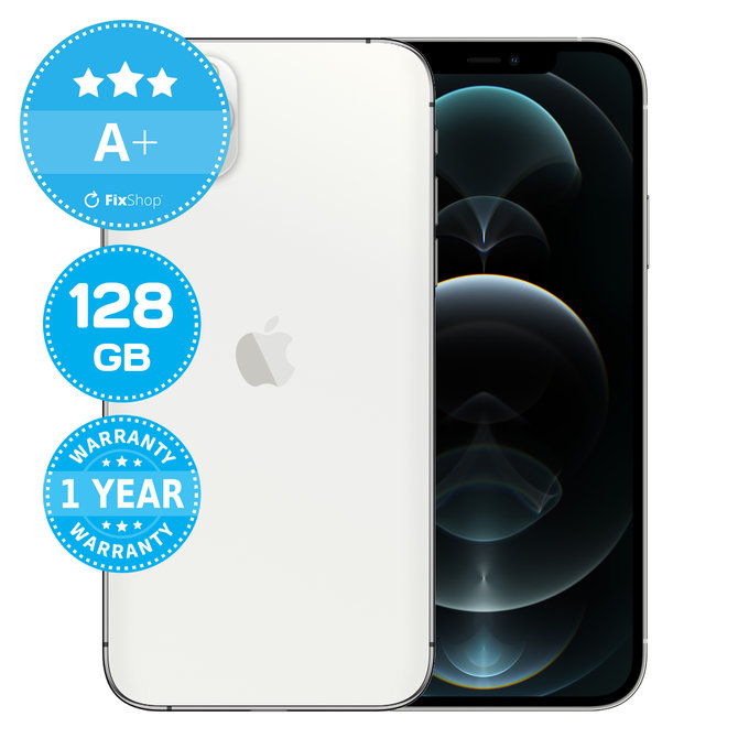 Apple iPhone 12 Pro Max Silver 128GB A+ Reconditionné