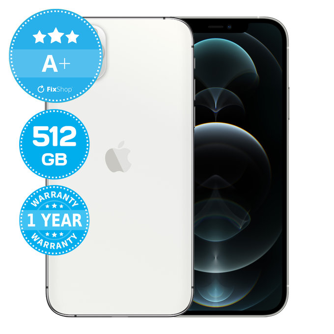 Apple iPhone 12 Pro Max Silver 512GB A+ Reconditionné