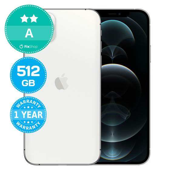 Apple iPhone 12 Pro Max Silver 512GB A Reconditionné