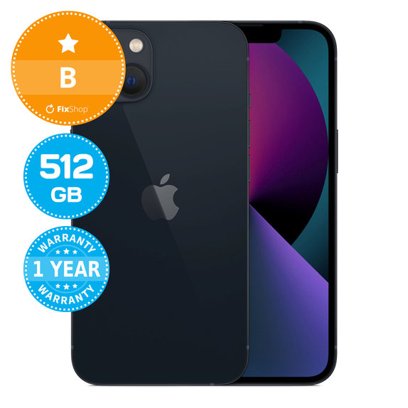 Apple iPhone 13 Midnight 512GB B Reconditionné