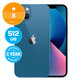 Apple iPhone 13 Blue 512GB B Reconditionné