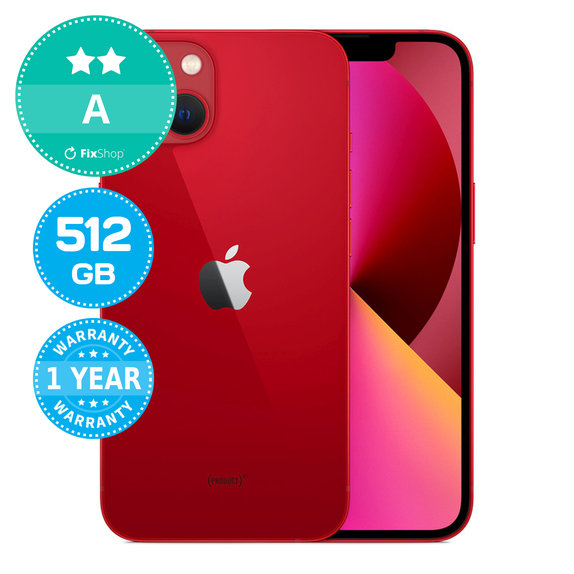 Apple iPhone 13 (PRODUCT)RED 512GB A Reconditionné