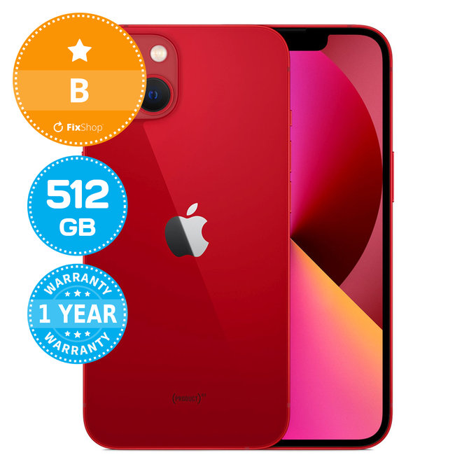 Apple iPhone 13 (PRODUCT)RED 512GB B Reconditionné