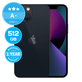 Apple iPhone 13 Mini Midnight 512GB A+ Reconditionné
