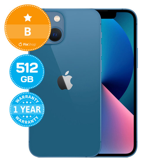 Apple iPhone 13 Mini Blue 512GB B Reconditionné