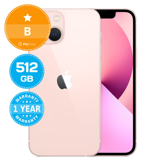 Apple iPhone 13 Mini Pink 512GB B Reconditionné