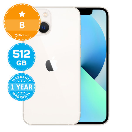 Apple iPhone 13 Mini Starlight 512GB B Reconditionné