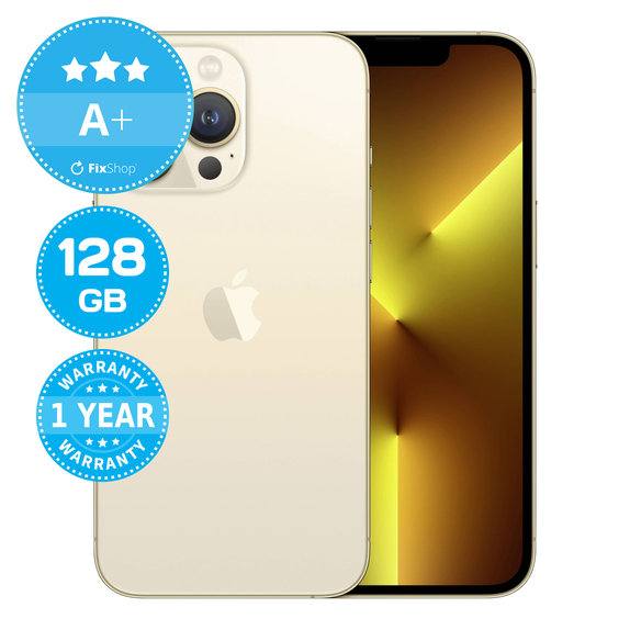 Apple iPhone 13 Pro Gold 128GB A+ Reconditionné