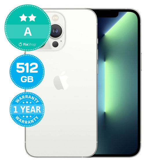 Apple iPhone 13 Pro Silver 512GB A Reconditionné