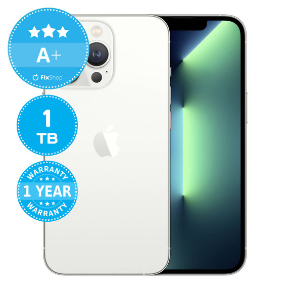 Apple iPhone 13 Pro Silver 1TB A+ Reconditionné