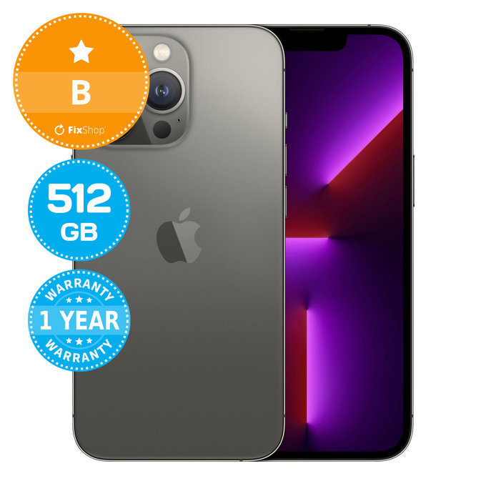 Apple iPhone 13 Pro Graphite 512GB B Reconditionné