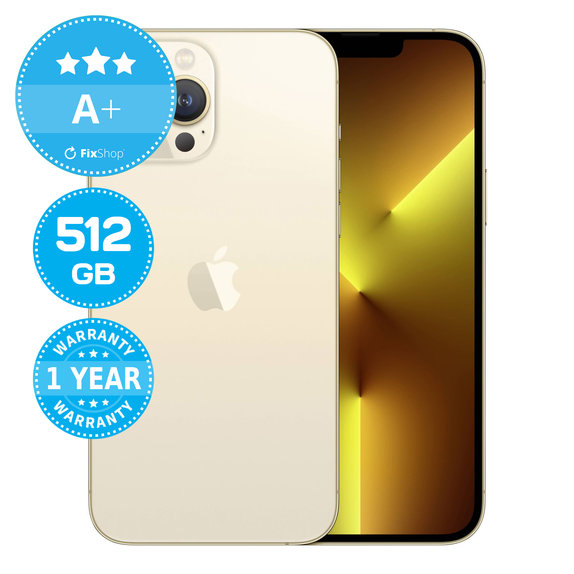 Apple iPhone 13 Pro Max Gold 512GB A+ Reconditionné