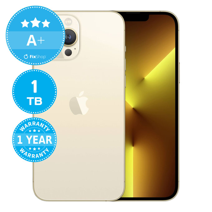 Apple iPhone 13 Pro Max Gold 1TB A+ Reconditionné