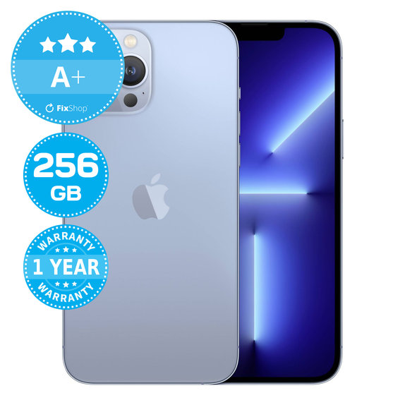 Apple iPhone 13 Pro Max Sierra Blue 256GB A+ Reconditionné