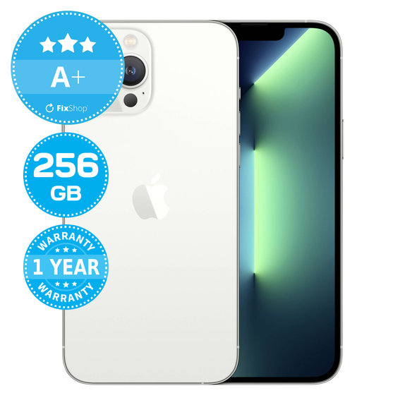 Apple iPhone 13 Pro Max Silver 256GB A+ Reconditionné