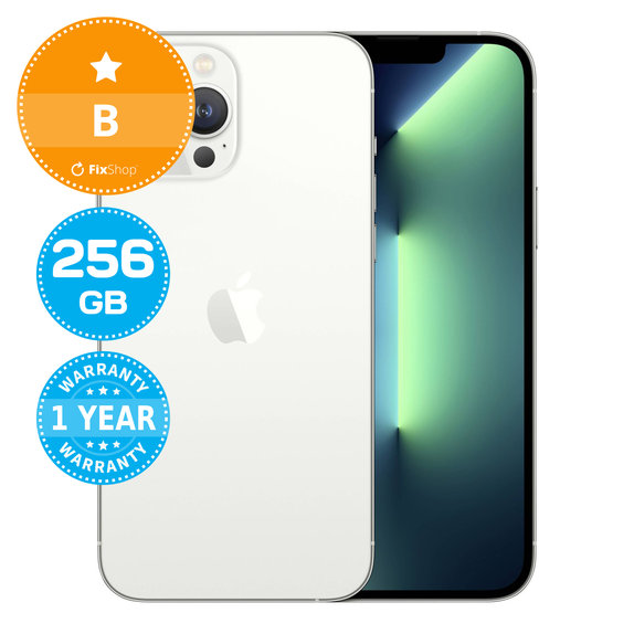 Apple iPhone 13 Pro Max Silver 256GB B Reconditionné