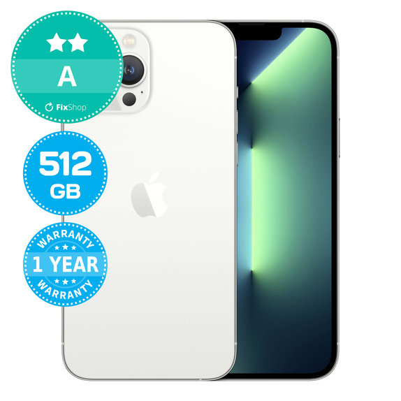 Apple iPhone 13 Pro Max Silver 512GB A Reconditionné