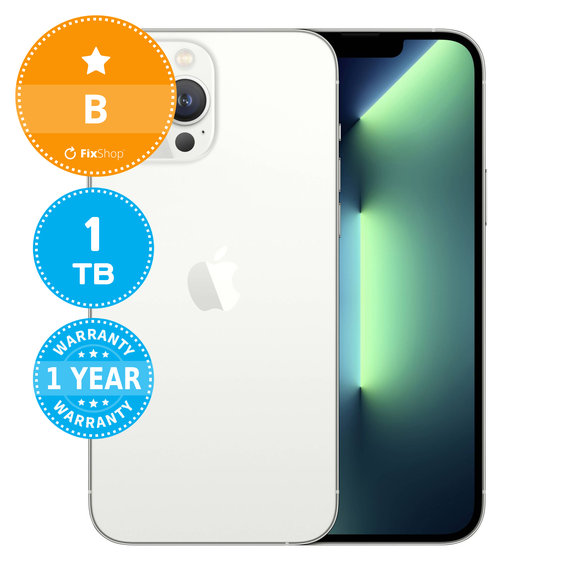 Apple iPhone 13 Pro Max Silver 1TB B Reconditionné