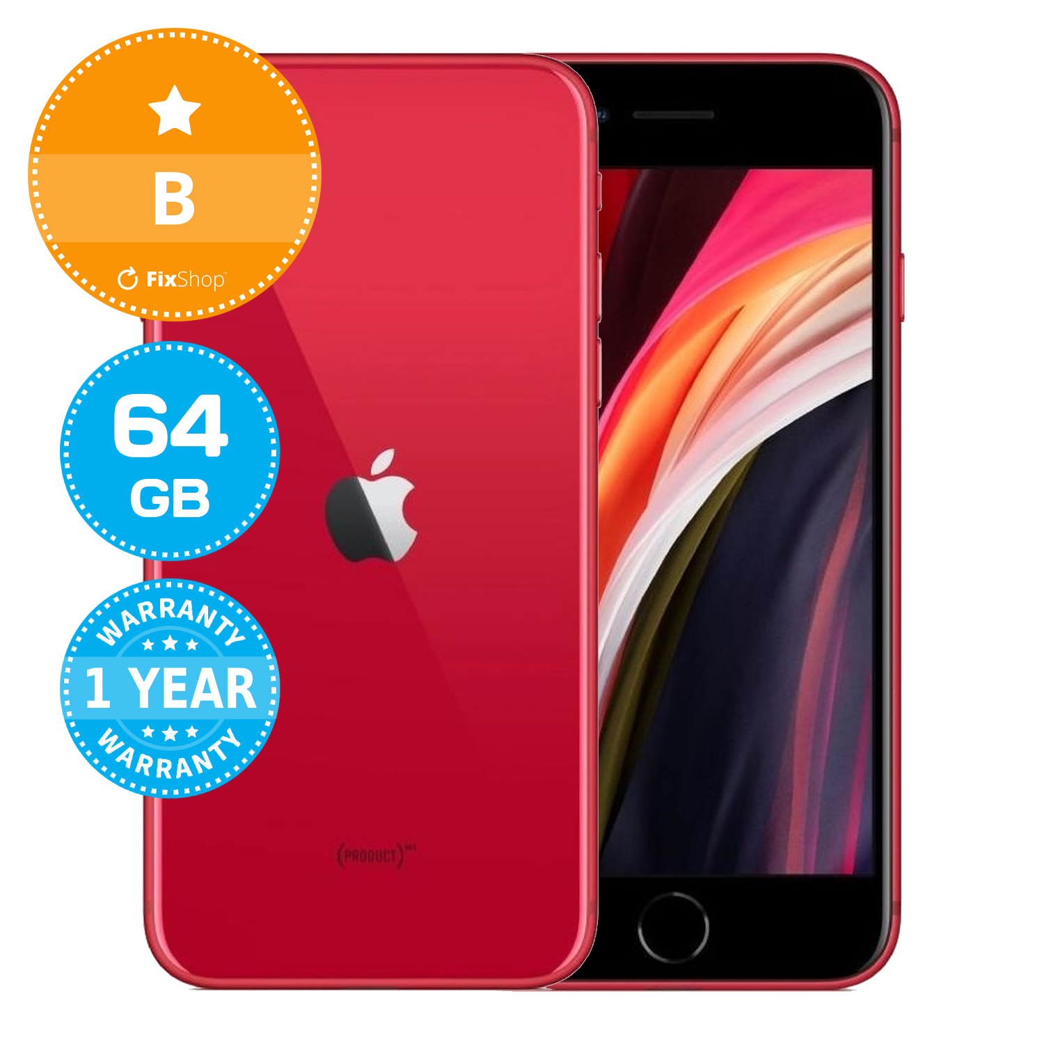 Apple iPhone SE 3e Gen 64Go, Rouge (Reconditionné) : Amazon.fr: High-Tech