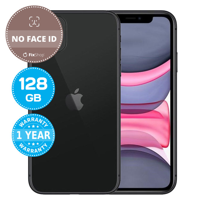 Apple iPhone 11 Black 128GB (No Face ID) Reconditionné