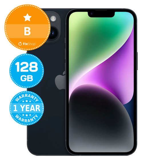 Apple iPhone 14 Midnight 128GB B Reconditionné