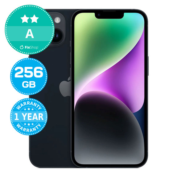 Apple iPhone 14 Midnight 256GB A Reconditionné