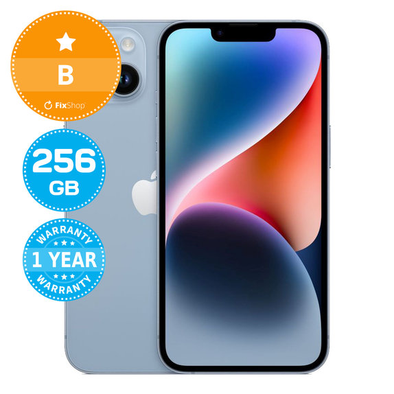 Apple iPhone 14 Blue 256GB B Reconditionné