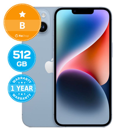 Apple iPhone 14 Blue 512GB B Reconditionné