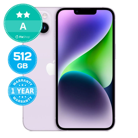 Apple iPhone 14 Purple 512GB A Reconditionné