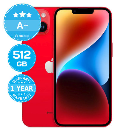 Apple iPhone 14 (PRODUCT)RED 512GB A+ Reconditionné