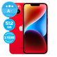 Apple iPhone 14 (PRODUCT)RED 512GB A+ Reconditionné