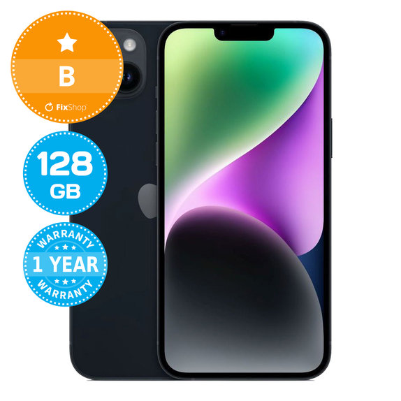 Apple iPhone 14 Plus Midnight 128GB B Reconditionné
