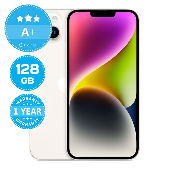 Apple iPhone 14 Plus Starlight 128GB A+ Reconditionné
