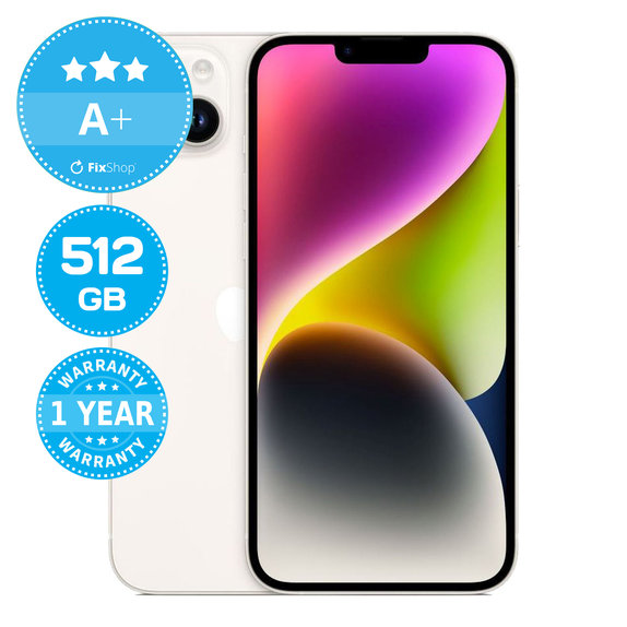 Apple iPhone 14 Plus Starlight 512GB A+ Reconditionné