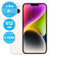 Apple iPhone 14 Plus Starlight 512GB A+ Reconditionné